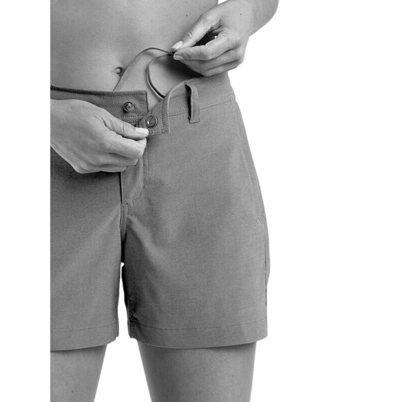 NWT Title Nine Kuhl Indestructible 2.0 Hiking Shorts 4.5" Women’s 10 Gray MSRP$7 - Picture 6 of 11